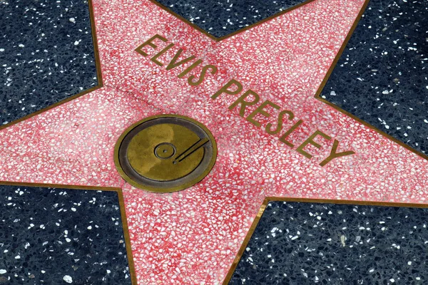 Hollywood Califórnia Maio 2019 Star Elvis Presley Hollywood Walk Fame — Fotografia de Stock