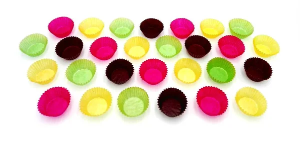 Süßigkeitenbecher Isoliert Auf Weißem Hintergrund — Stockfoto