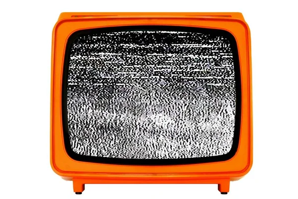 Televisione Sfondo Bianco — Foto Stock