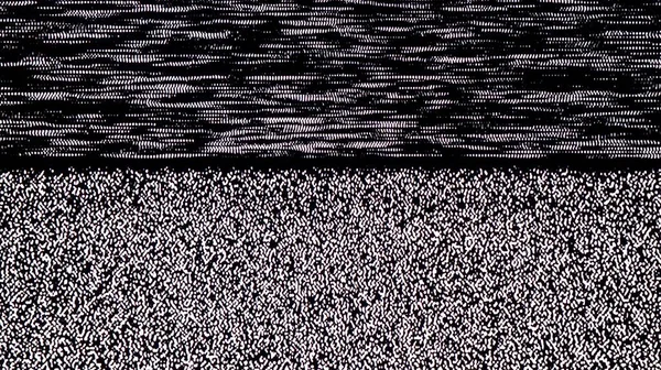 TV Static Noise Glitch Distortion Effect - Digital Video signal on modern LCD TV during live transmission