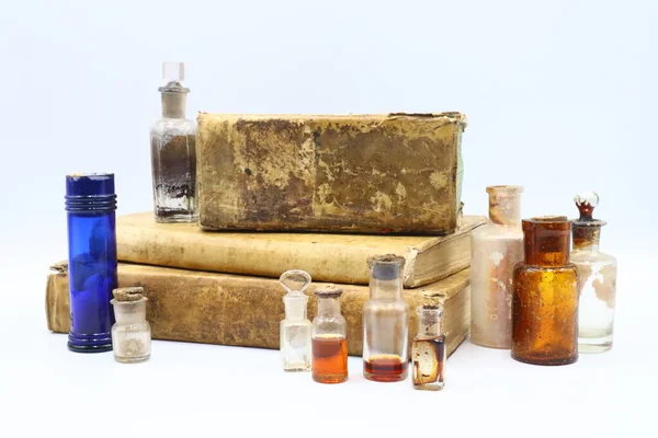 stock image Vintage old Medicines display