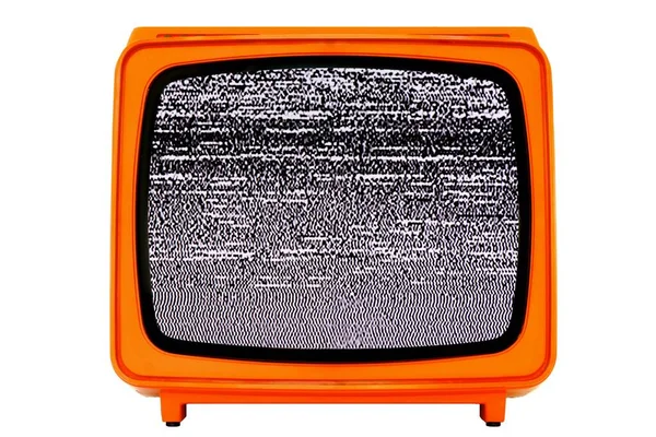 Televisi Dengan Latar Belakang Putih — Stok Foto