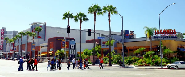 Long Beach Californië Oktober 2019 Pike Outlets Winkelcentrum Met Winkels — Stockfoto