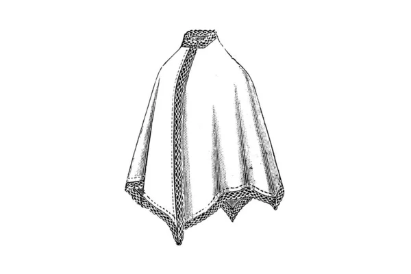 Kadın Ceketinin Çizimi — Stok fotoğraf
