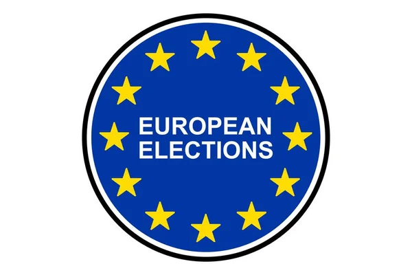 Εκλογές Του Ευρωπαϊκού Κοινοβουλίου Πρότυπο Εικονογράφησης — Φωτογραφία Αρχείου