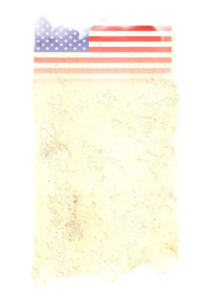 Specifiek Verenigde Staten Van Amerika Flag Vintage Papier — Stockfoto