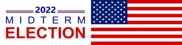2022 Eleição Intercalar Dos Eua Conceito Eleitoral Dos Estados Unidos — Fotografia de Stock