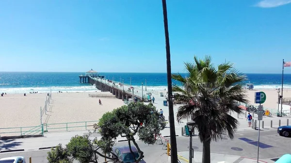 Manhattan Beach Los Angeles California Eylül 2018 Manhattan Sahili Kaliforniya — Stok fotoğraf