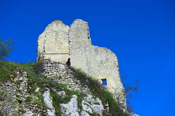 Hrad Rocca Calascio Horská Pevnost — Stock fotografie
