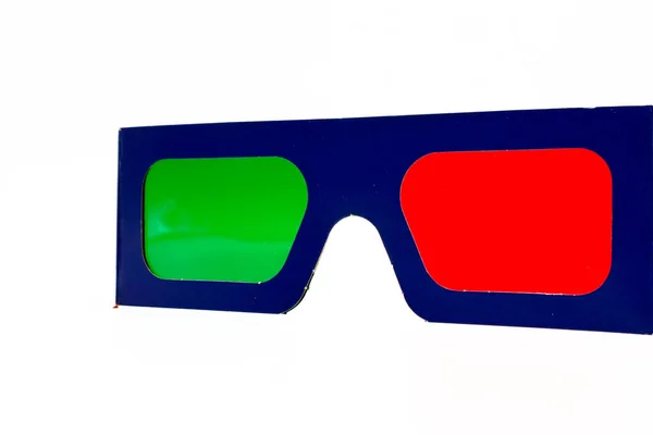Lunettes Anaglyph Vert Rouge — Photo