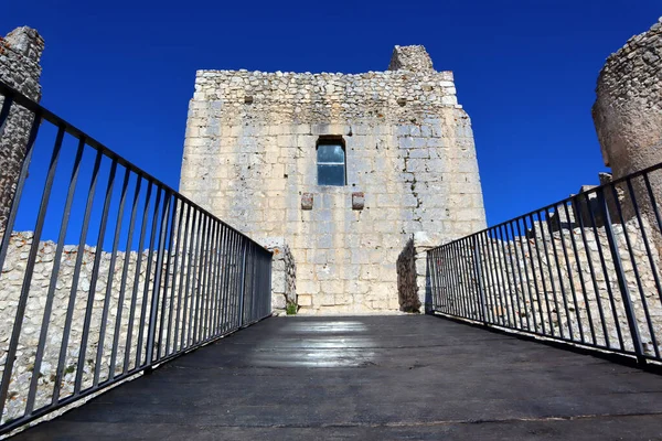 Das Schloss Von Rocca Calascio Ist Eine Bergfestung — Stockfoto