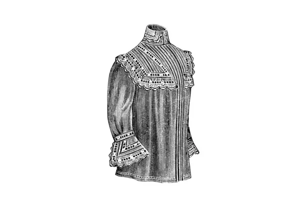 Ручной Эскиз Женской Куртки — стоковое фото