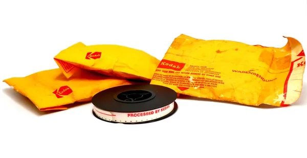 페스카라 2019 Vintage 1970 Kodak Super 8Mm Movie Processed Kodak — 스톡 사진