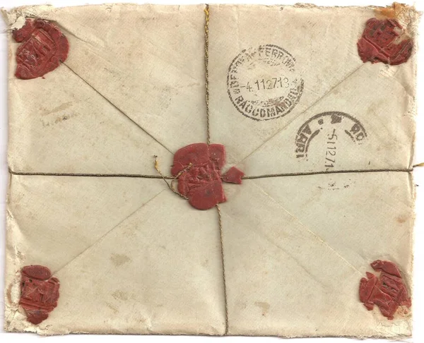 Antika Gamla Air Mail Kuvert — Stockfoto