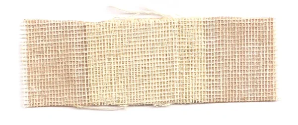 Vista Perto Bandagem Isolada Branco — Fotografia de Stock