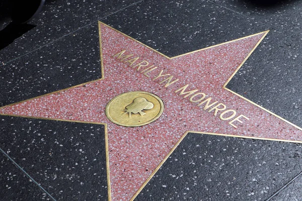 Hollywood California May 2019 Star Marilyn Monroe Hollywood Walk Fame — Stock Photo, Image