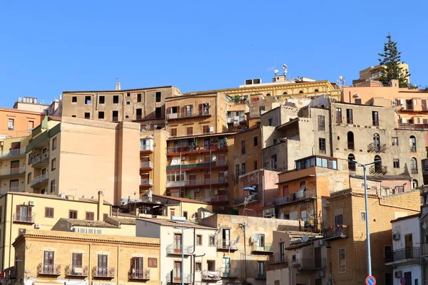 Agrigento Sicílie Itálie Července 2022 Panoramatický Pohled Agrigento — Stock fotografie