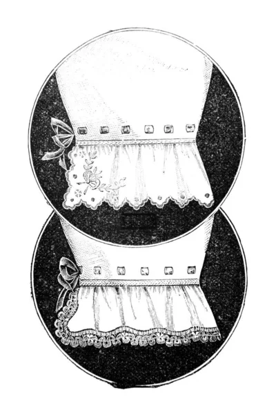 手绘的一个戴帽子的妇女的画像 — 图库照片