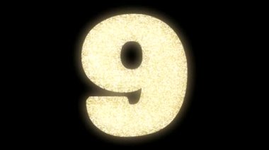 COUNTDOWN 'un 10' dan 0 'a video animasyonu