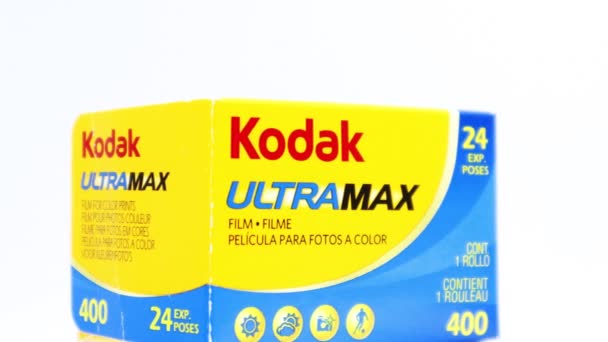 Pescara Itálie Srpna 2019 Kodak Ultramax Film 400 — Stock video