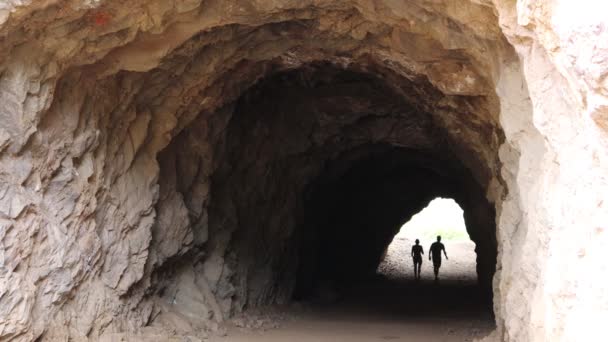 Los Angeles Kalifornie Září 2019 Bronson Canyon Caves Batcave Úsek — Stock video