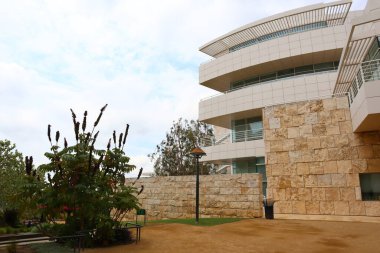 Los Angeles, Kaliforniya - 10 Mayıs 2019: Los Angeles 'taki Getty Center Müzesi