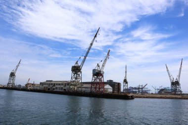 Los Angeles, Kaliforniya - 18 Mayıs 2019: San Pedro, Los Angeles Limanı