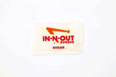 Hollywood, California - 3 Aralık 2019: IN-N-Out Burger, Amerika Fast Food Restoranlar zinciri.