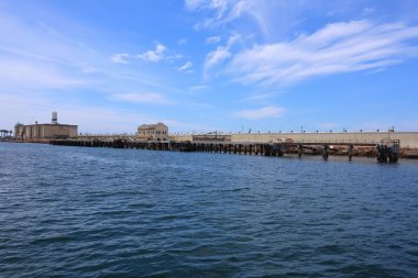 Los Angeles, Kaliforniya - 18 Mayıs 2019: San Pedro, Los Angeles Limanı