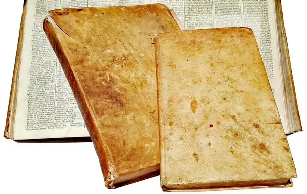 Oude Antieke Boeken Onderwijs — Stockfoto