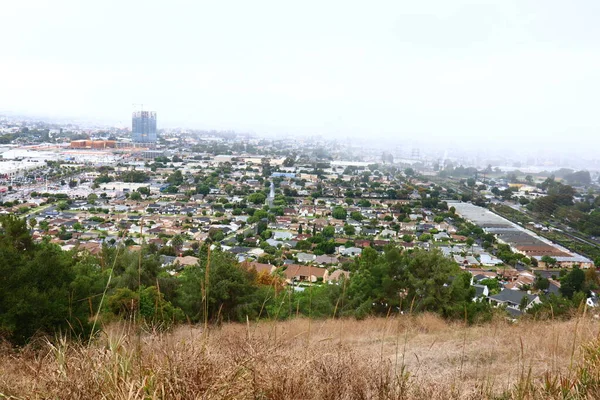 Los Angeles Kenneth Hahn Eyalet Rekreasyon Bölgesi Nin Detaylı Görüntüsü — Stok fotoğraf