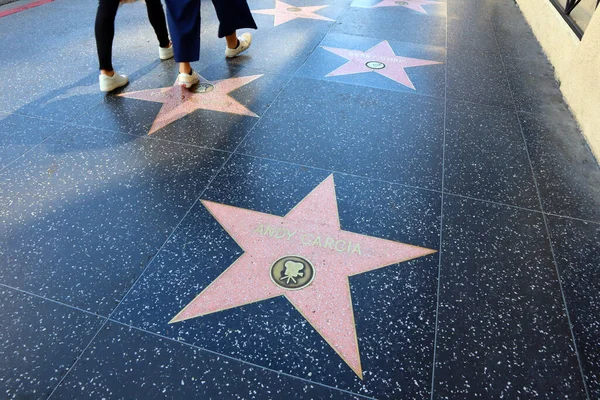 ハリウッド カリフォルニア州 5月20 2019 ハリウッドのアンディ ガルシアの星ハリウッド ウォーク フェームInハリウッド ブールバード ロサンゼルス — ストック写真