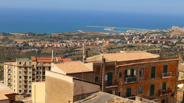 Agrigento Sicilien Italien Juli 2022 Panoramautsikt Över Agrigento — Stockfoto