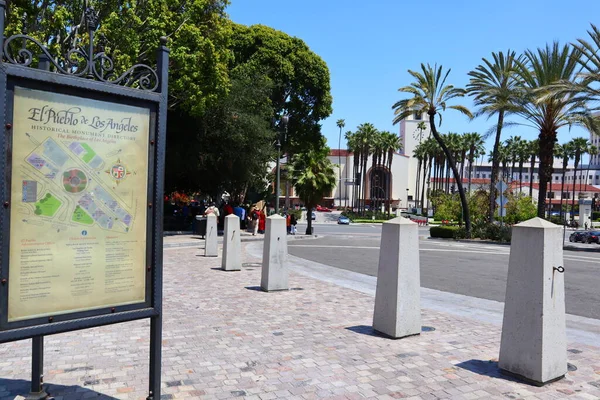 Los Angeles Kalifornien Mai 2019 Berühmtes Mexikanisches Viertel Und Marktplatz — Stockfoto