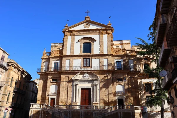 stock image Piazza Armerina (Sicily, Italy) - The cathedral Maria Santissima Delle Vittorie