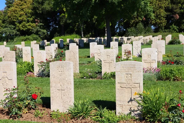 stock image The Sangro River War Cemetery lies in the Contrada Sentinelle in the Commune of Torino di Sangro, Province of Chieti
