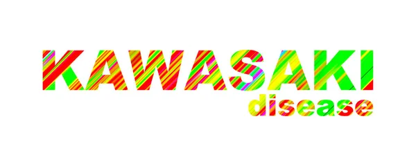Kawasaki Disease Även Känt Som Kawasakis Syndrom Mukokutan Lymfkörtelsyndrom Orsakar — Stockfoto