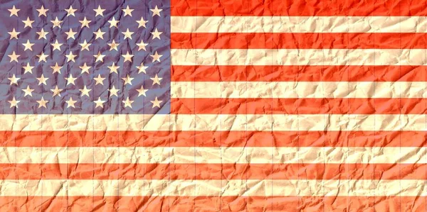Particular Estados Unidos América Flag Papel Vintage — Fotografia de Stock