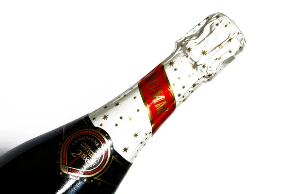 Rom Italien Dezember 2021 Mumm Cordon Rouge Brut Champagner Hergestellt — Stockfoto