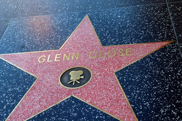 Hollywood California May 2019 Star Glenn Close Hollywood Walk Fame — Stock Photo, Image