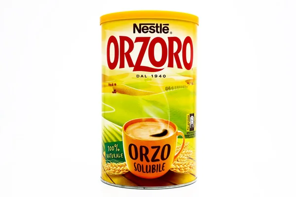 Пескара Італія Грудня 2019 Orzoro Nestl Instant Soluble Barley — стокове фото