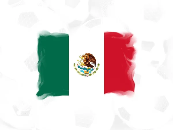 Mexicoフラグの背景 イラスト — ストック写真