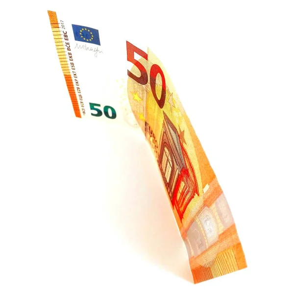 Neue Euro Banknote Zweite Serie Des Fünfzig Euro Scheins Hologramm — Stockfoto