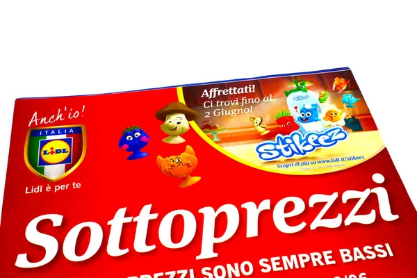 Rom Italien Augusti 2022 Eurospin Supermarket Chain Weekly Flyer — Stockfoto