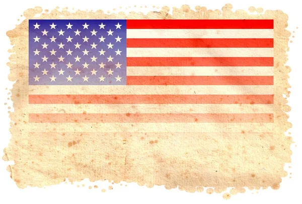 Спеціально Сполучені Штати Америки Flag Переносному Папері — стокове фото