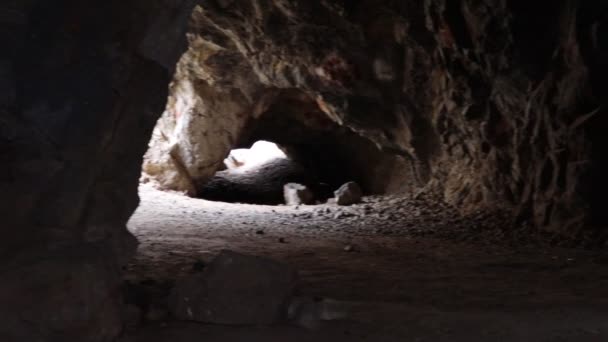 Los Angeles California Settembre 2019 Bronson Canyon Caves Batcave Sezione — Video Stock