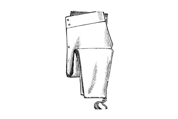 Ζωγραφισμένο Στο Χέρι Σκίτσο Γυναίκας Τσάντα — Φωτογραφία Αρχείου