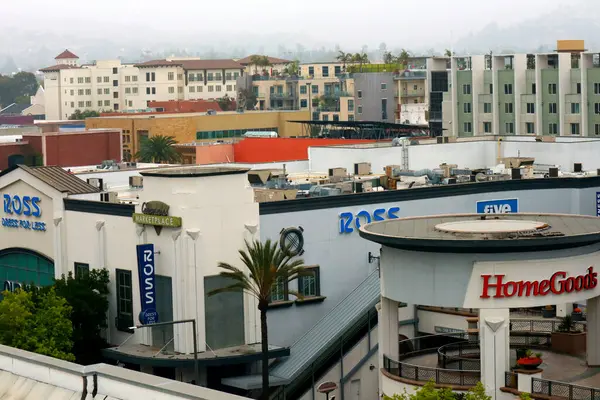 Glendale Los Angeles Califórnia Glendale Galleria Complexo Compras Restaurantes Entretenimento — Fotografia de Stock