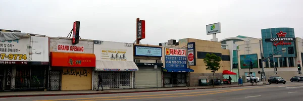 Лос Анджелес Калифорния Сша Мая 2023 Года Вид Район Koreatown — стоковое фото
