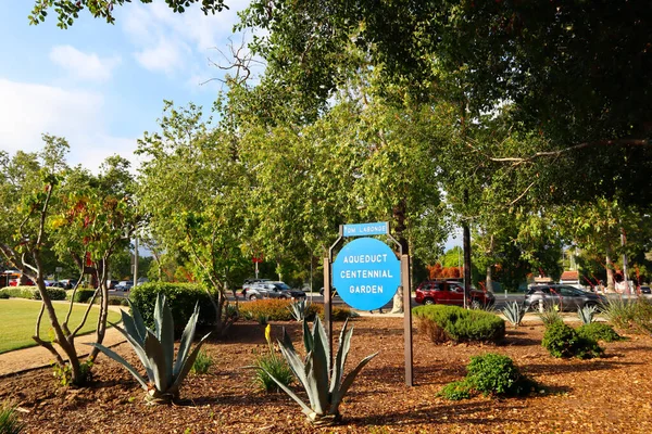 Los Angeles Califórnia Eua Maio 2023 Tom Labonge Aqueduto Jardim — Fotografia de Stock